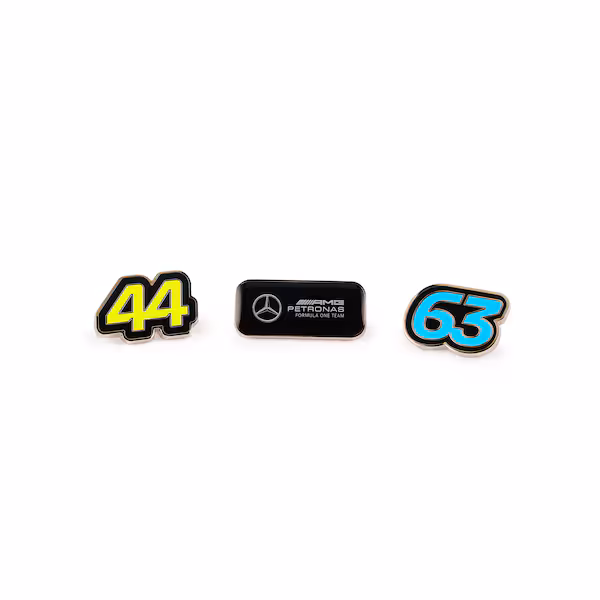 Mercedes AMG Petronas F1 Team Pin Badge Set