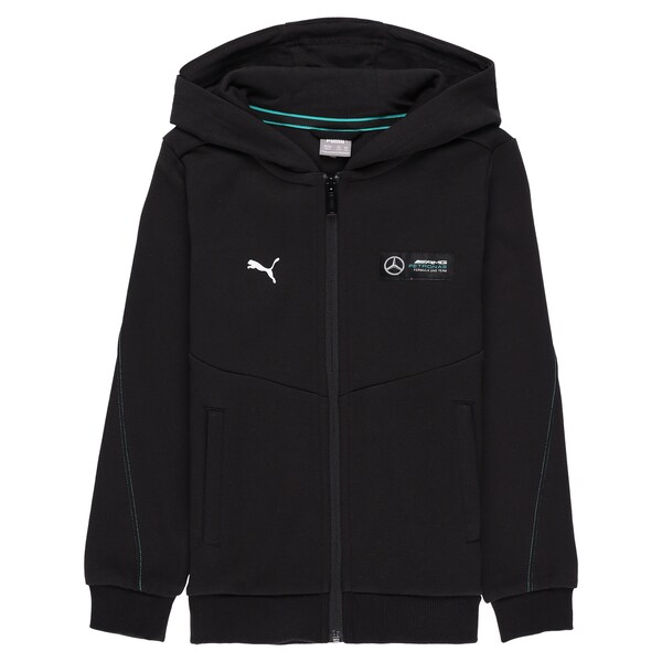 Mercedes AMG Petronas Hooded Sweat Jacket by Puma - Kids
