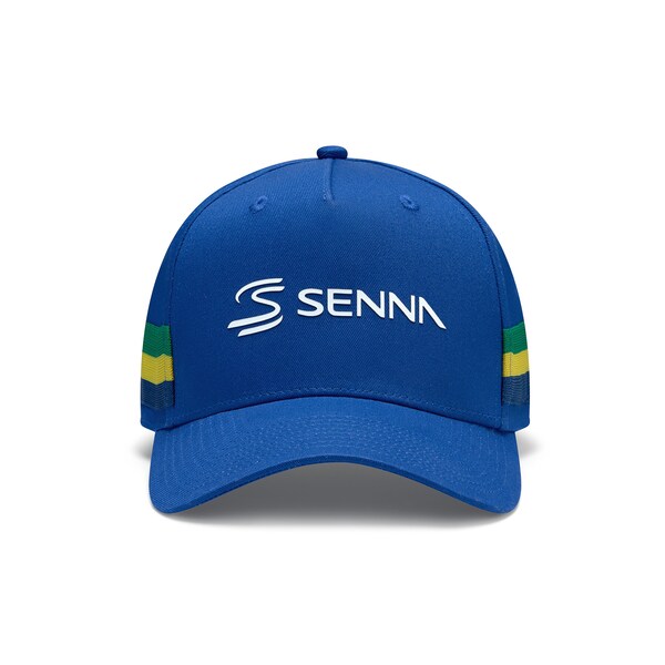 Ayrton Senna Stripe Cap - Navy