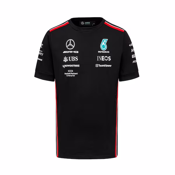 Mercedes AMG Petronas F1 2023 Team Driver T-Shirt - Black