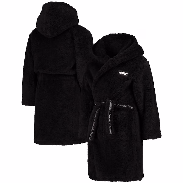 Formula 1 Tape Detail Hooded Robe- Boys