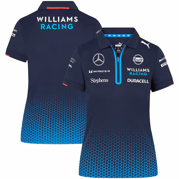 Williams Racing 2024 Team Polo - Navy - Womens