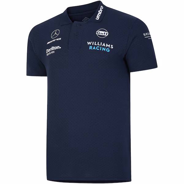 Williams Racing 2023 Team Media Polo - Blue