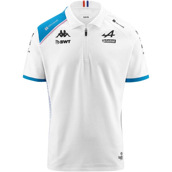 BWT Alpine F1 Team 2023 Polo Shirt - White