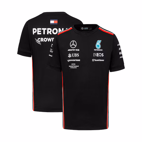 Mercedes AMG Petronas F1 2023 Team Driver T-Shirt - Black