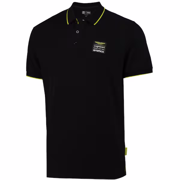 Aston Martin Aramco Cognizant F1 Lifestyle Polo - Black