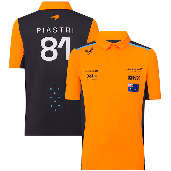 McLaren 2023 Team Oscar Piastri Driver Polo - Kids