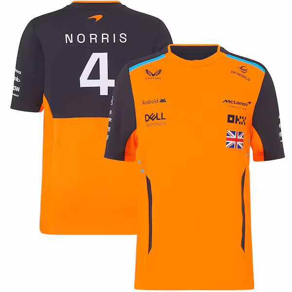 McLaren 2024 Team Lando Norris Set Up T-Shirt - Autumn - Kids