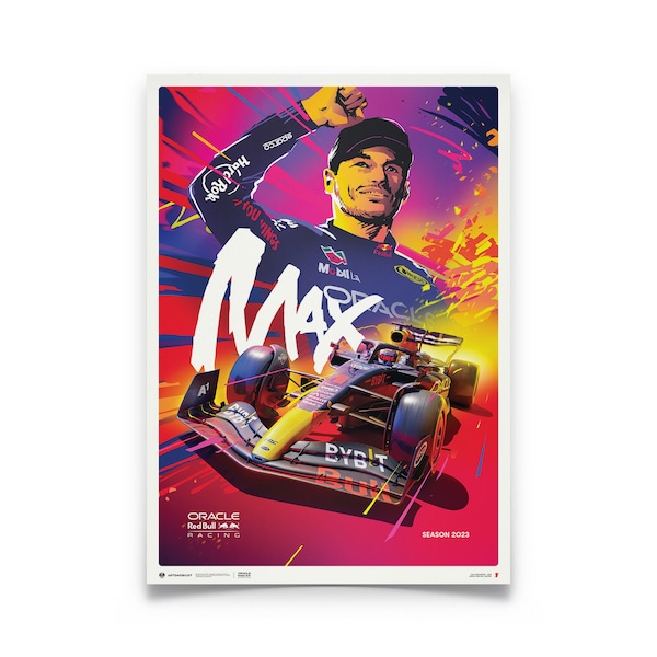 Red Bull Racing Max Verstappen 2023 Poster