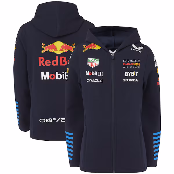 Red Bull Racing 2024 Team Full Zip Hoodie - Kids