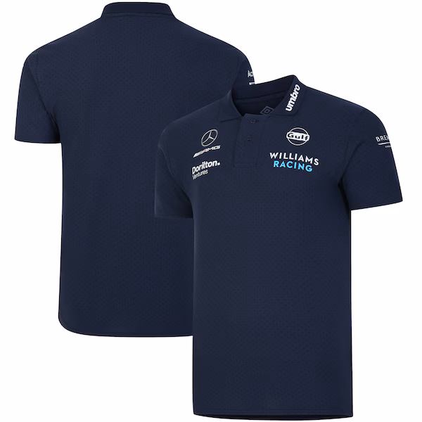 Williams Racing 2023 Team Media Polo - Blue
