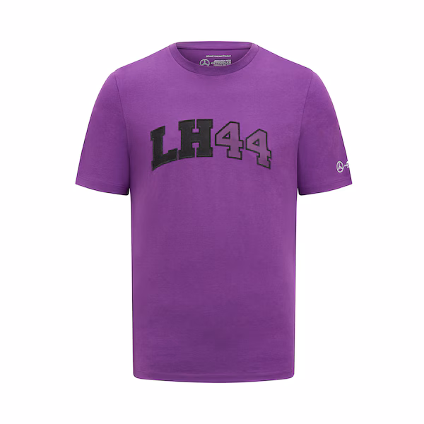 Mercedes AMG Petronas F1 Lewis Hamilton 44 T-Shirt - Purple