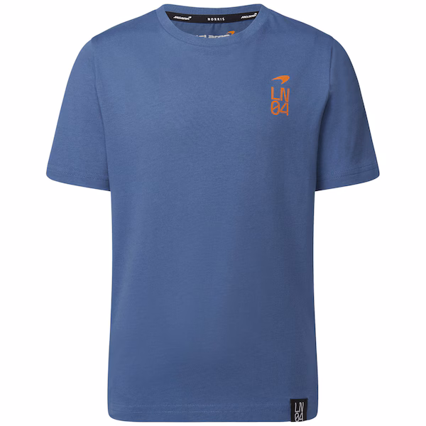 McLaren Lando Norris No4 T-Shirt - Blue - Kids