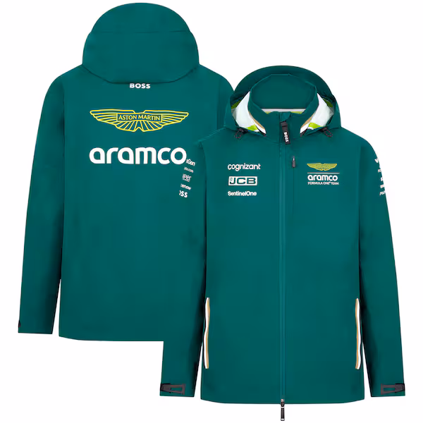 Aston Martin Aramco F1 2024 Team Rain Jacket