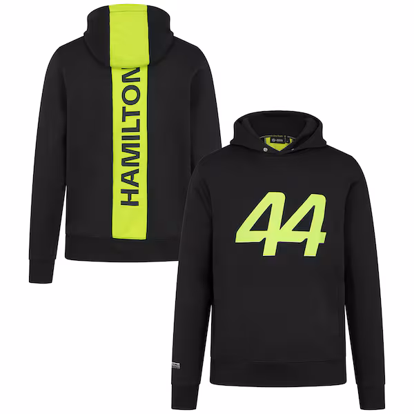 Mercedes AMG Petronas F1 Lewis Hamilton 44 Hoodie - Black