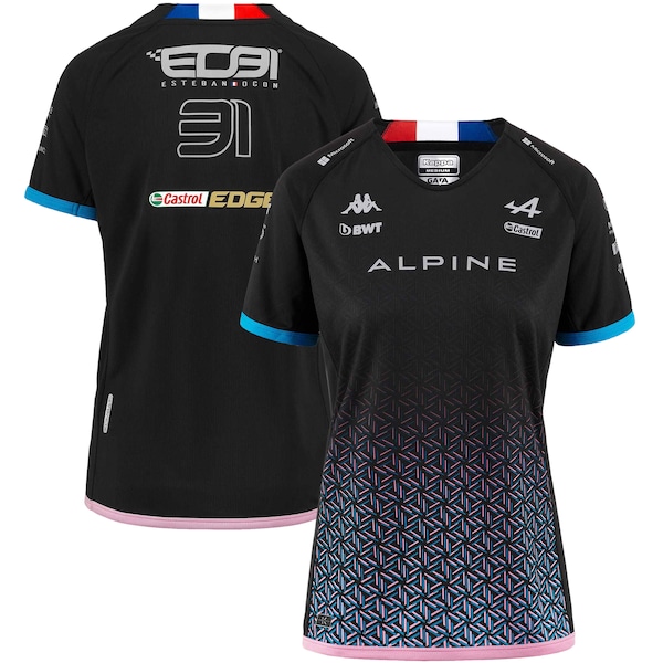 BWT Alpine F1 Team Esteban Ocon 2023 Driver T-Shirt - Womens