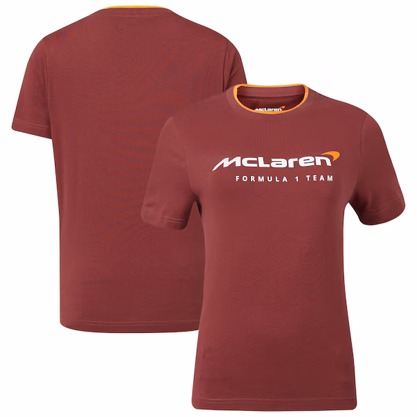 McLaren Essential Logo T-Shirt - Port - Womens