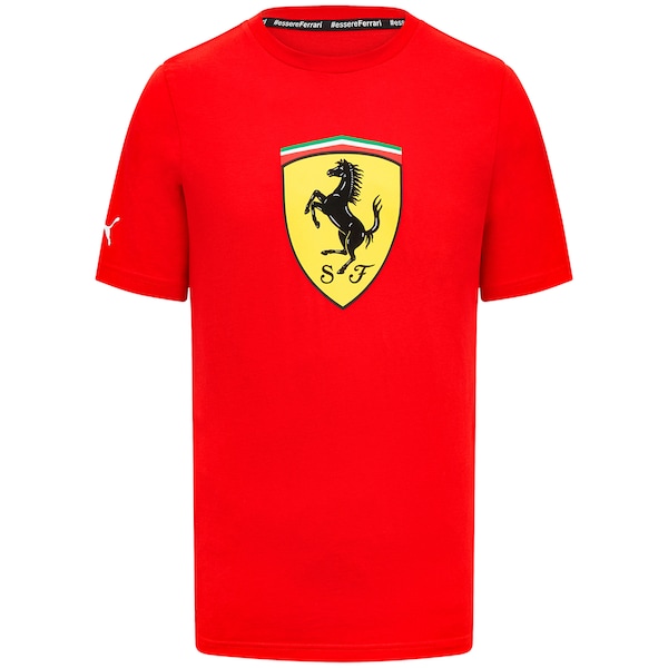 Scuderia Ferrari Puma Large Shield T-Shirt - Red