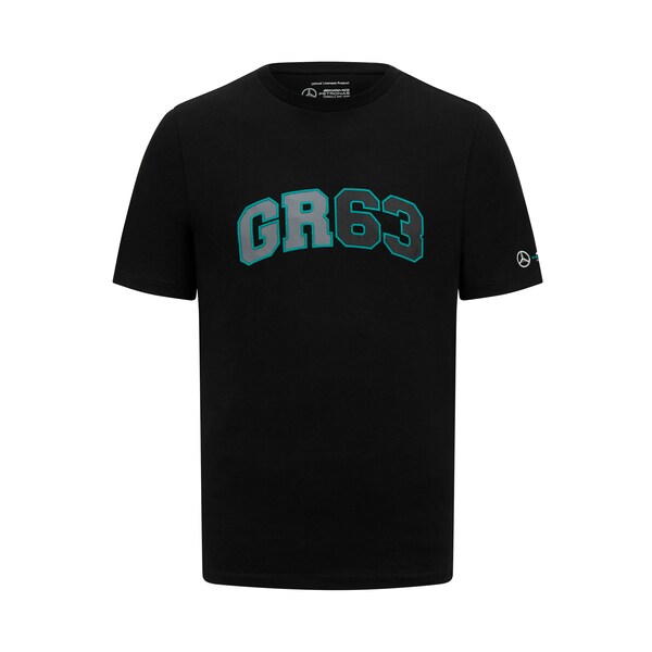 Mercedes AMG Petronas F1 George Russell 63 T-Shirt - Black