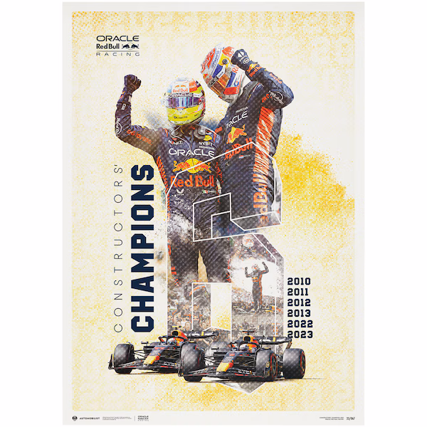 Red Bull Racing 2023 World Constructors Champions Poster