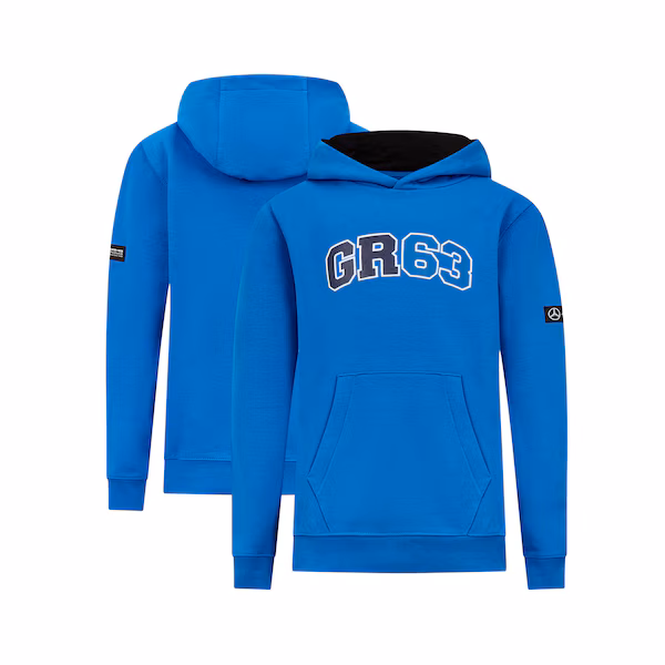Mercedes AMG Petronas F1 George Russell 63 Hooded Sweat - Kids