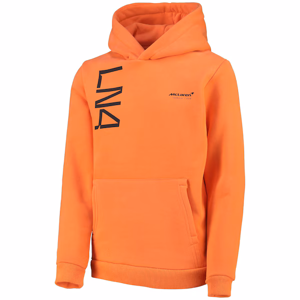 McLaren Lando Norris Hoodie - Orange - Kids