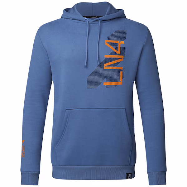 McLaren Lando Norris No4 T- Hoodie - Blue - Unisex