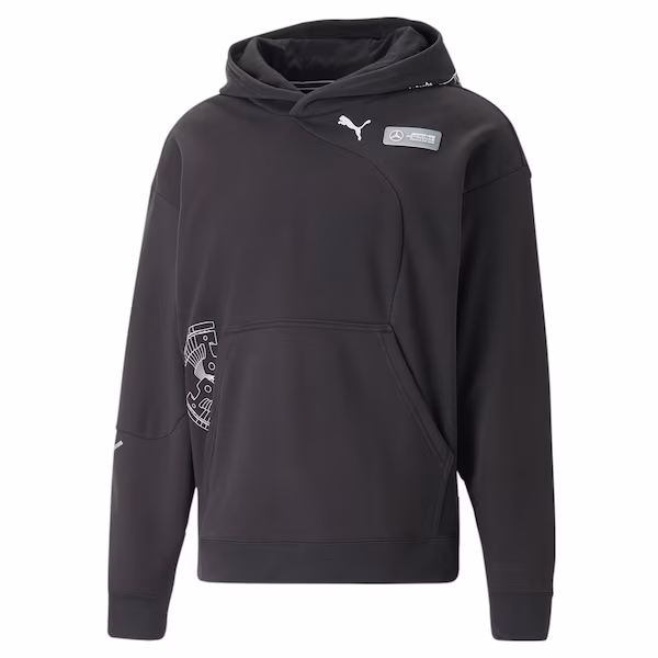 Mercedes AMG Petronas F1 Statement Hoodie by Puma - Black