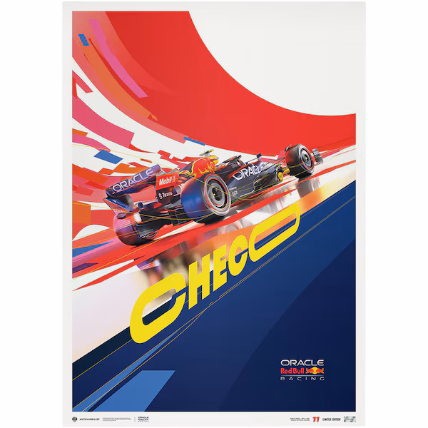 Oracle Red Bull Racing Sergio Perez 2022 Limited Edition Poster