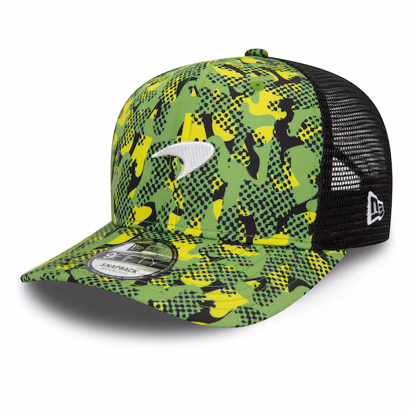 McLaren New Era Camo Print 9FIFTY Pre Curved Cap