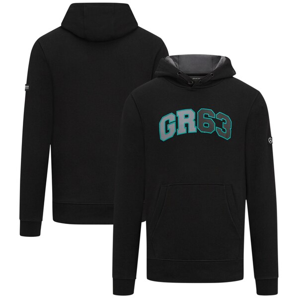 Mercedes AMG Petronas F1 George Russell 63 Hooded Sweat - Black