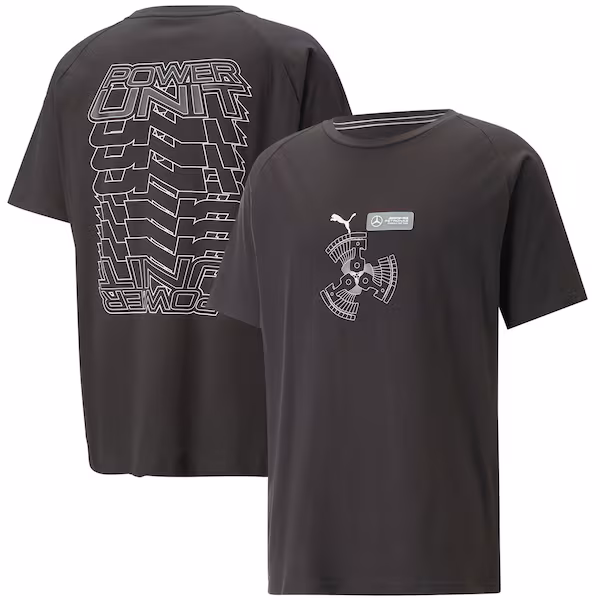 Mercedes AMG Petronas F1 Statement T-Shirt by Puma - Black