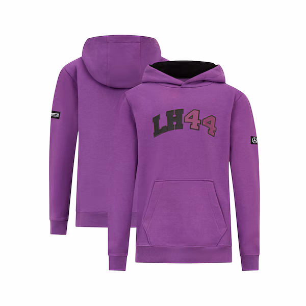 Mercedes AMG Petronas F1 Lewis Hamilton 44 Hooded Sweat - Kids