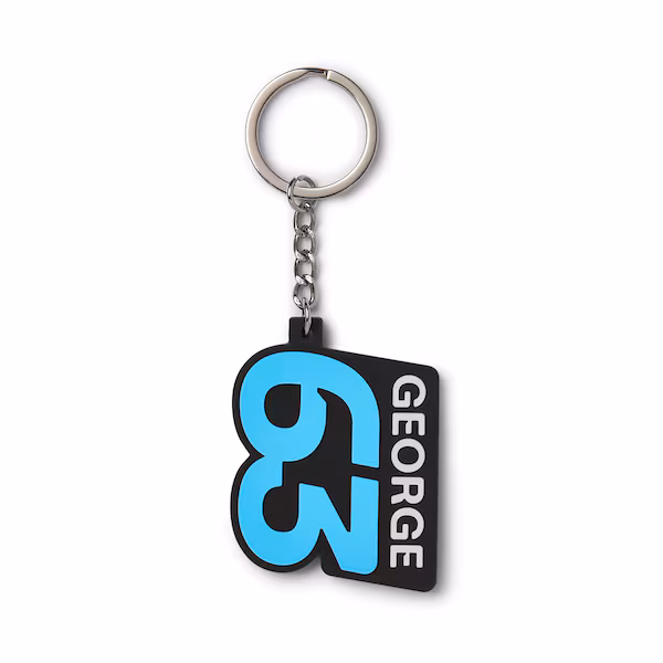 Mercedes AMG Petronas F1 George Russell 53 Keyring