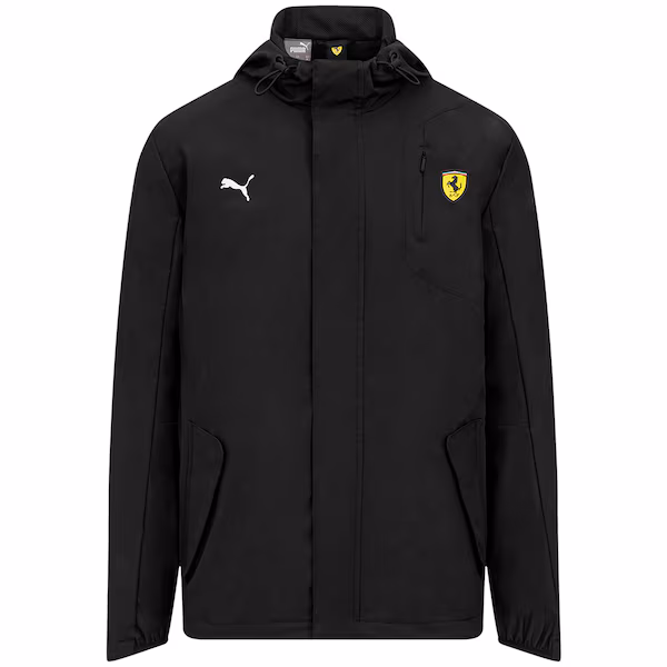 Scuderia Ferrari Puma Rain Jacket - Black