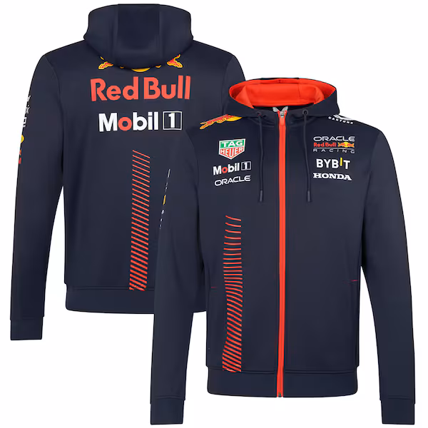 Oracle Red Bull Racing 2023 Team Full Zip Hoodie