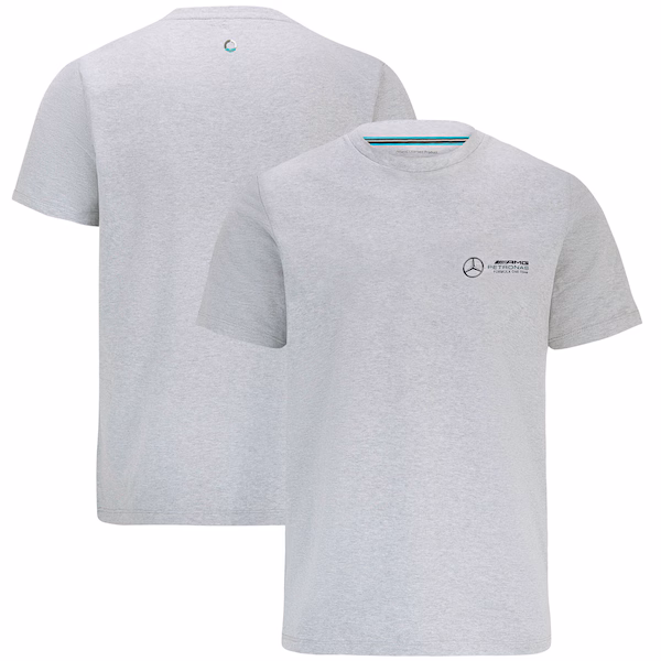 Mercedes AMG Petronas F1 Small Logo T-Shirt - Grey - Unisex