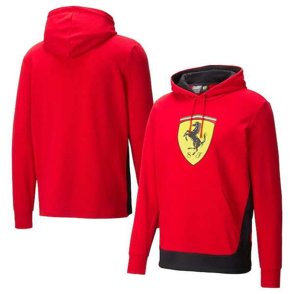 Scuderia Ferrari Puma Shield Hooded Sweat - Red