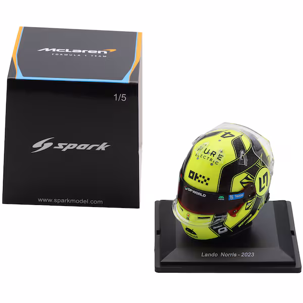 McLaren 2023 Lando Norris 1:5 Sparks Model Helmet