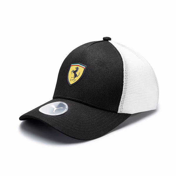 Scuderia Ferrari Puma Trucker Cap - Black