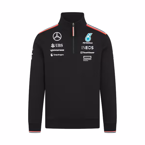Mercedes AMG Petronas F1 2024 Team 1/4 Zip Sweat