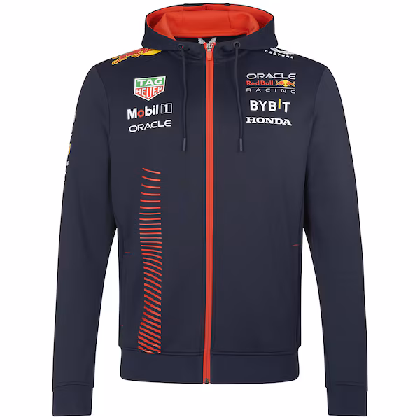 Oracle Red Bull Racing 2023 Team Full Zip Hoodie