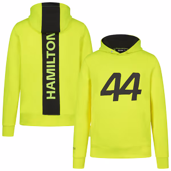 Mercedes AMG Petronas F1 Lewis Hamilton 44 Hoodie - Neon