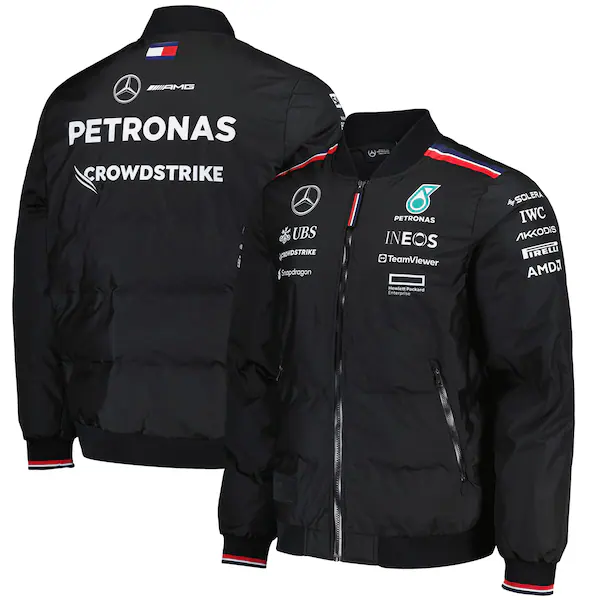 Mercedes AMG Petronas F1 2024 Team Insulator Bomber Jacket