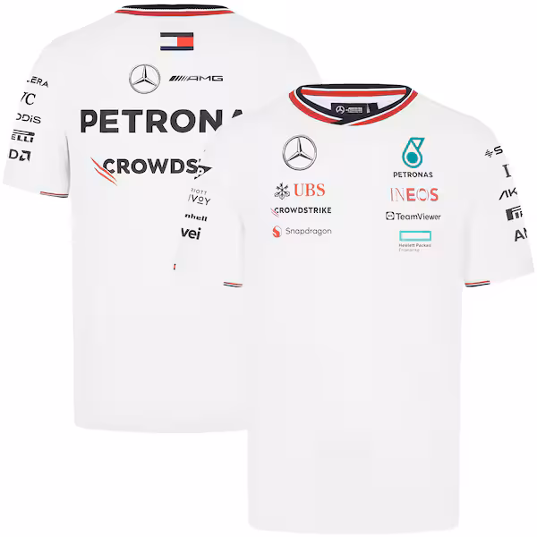 Mercedes AMG Petronas F1 2024 Team Driver T-Shirt - White