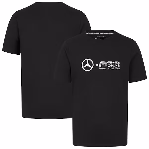 Mercedes AMG Petronas F1 Logo T-Shirt - Black
