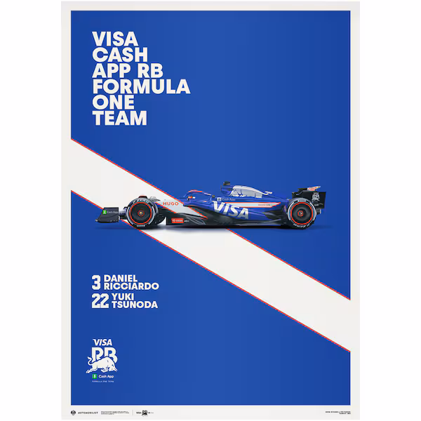 RB Formula 1 - VCARB 01 - 2024 Poster