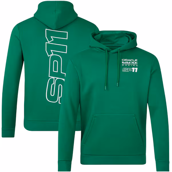 Oracle Red Bull Racing Sergio Perez Hoodie - Green - Unisex