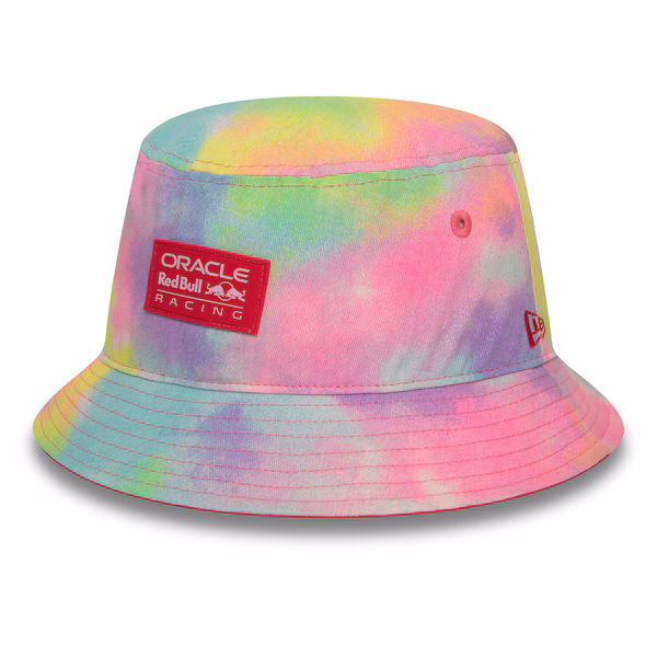 Red Bull Racing New Era Tie Dye Denim Bucket Hat