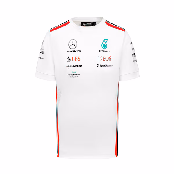 Mercedes AMG Petronas F1 2023 Team Driver T-Shirt - White